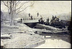 Train Derailment at Lock 22, 1880