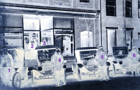 Proud Car Owners in Scottsville, 1915