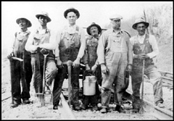 The Nicholas Section Crew,  1931