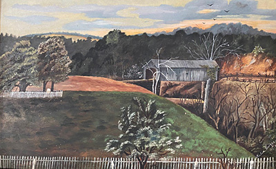 The Covered Bridge at Temperance Wayside