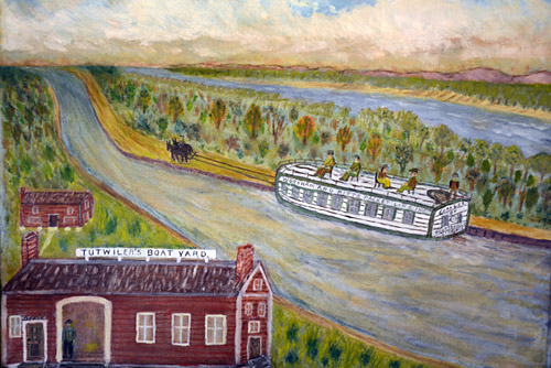 Train Derailment at Lock 22, 1880