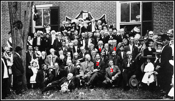 Confederate Reunion at Buckingham Courthouse, 1908