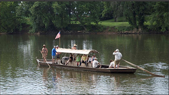 Batteau on James River