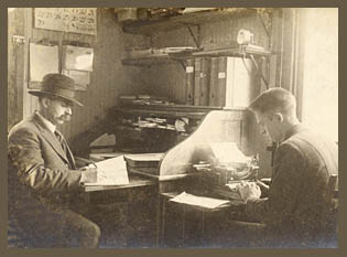 A Scottsville Father and Son... ca. 1925