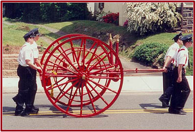 Scottsville Fire Hose Reel Cart