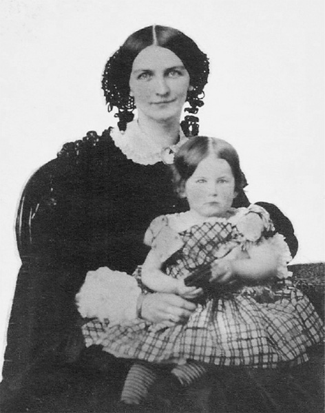Elizabeth 'Bettie' Nicholas Cabell and Annie Barraud Cabell, 1858