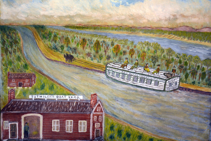 Tutwiler's Boat Yard by J.W. Tutwiler