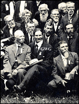 George W. Gilmer at 1908 Henry Gantt Camp Reunion