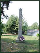 Confederate Monument at Moore's Hill cemetery