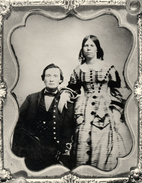 Dr. John and Oriana (Moon) Andrews, ca. 1861