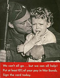 War Bond Poster, WWII