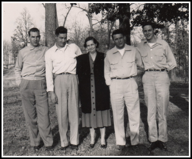 Zachary, Larry, Mary, Dean, and Dick Wakefield