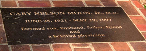 Cary Nelson Moon, Jr., Christ Church Episcopal Cemetery