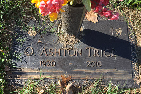 Obediah Ashton Trice Gravestone, Augusta Memorial Park