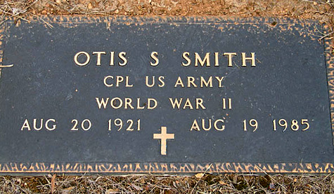 Otis Stanley Smith Granvestone, Antioch Baptist Church Cemetery