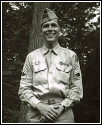 Technical Sergeant Sykes Scherman after Army discharge, July 1945