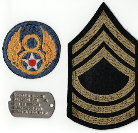 Thomas B. Hudson badges and dogtag