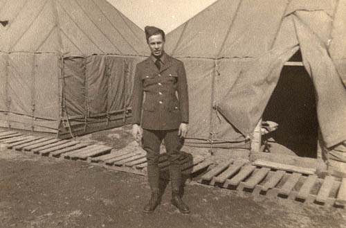 William Schneider at Fort Dix, NJ, in 1941.